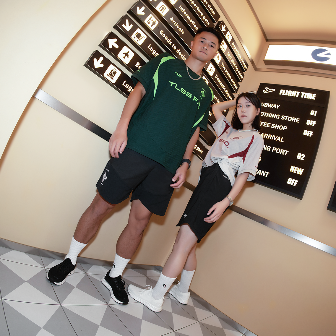 TLSS OFFPITCH Mesh-Panel Breathable Sports Shorts