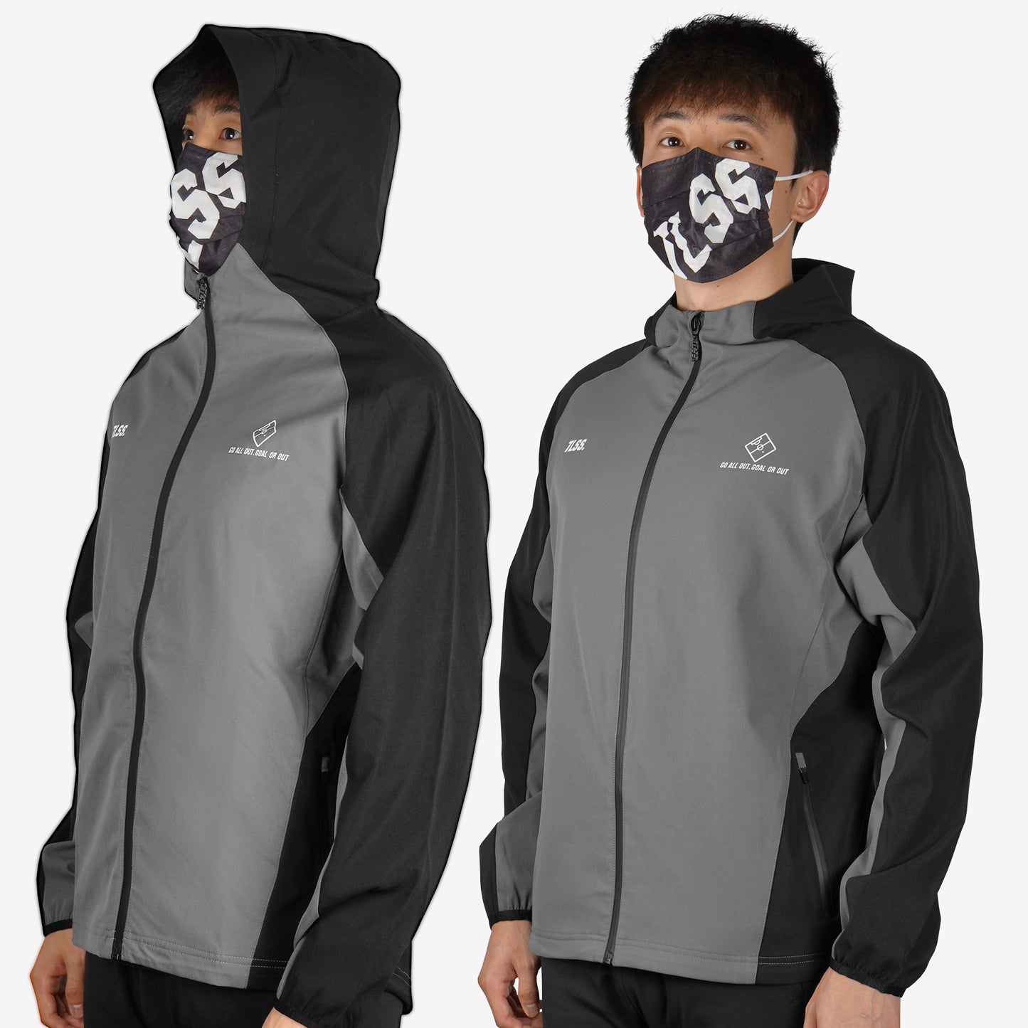 TLSS BCP Casual Sports Rain Jacket