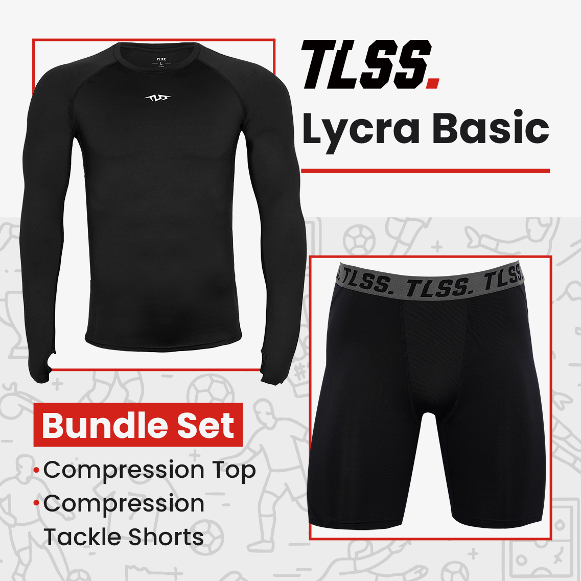 TLSS Lycra Basic Compression Set