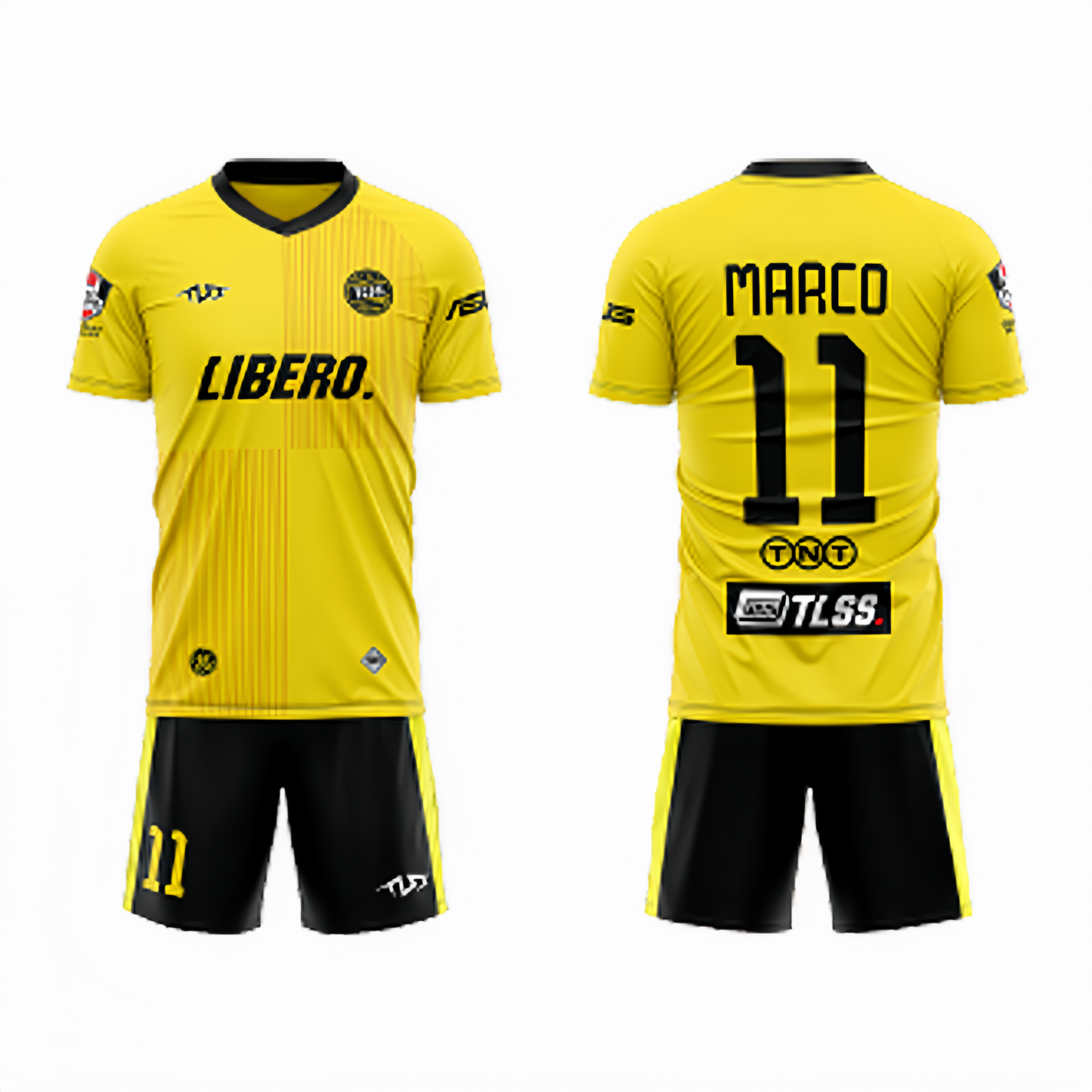 TLSS Sublimation Custom Jersey - Yellow