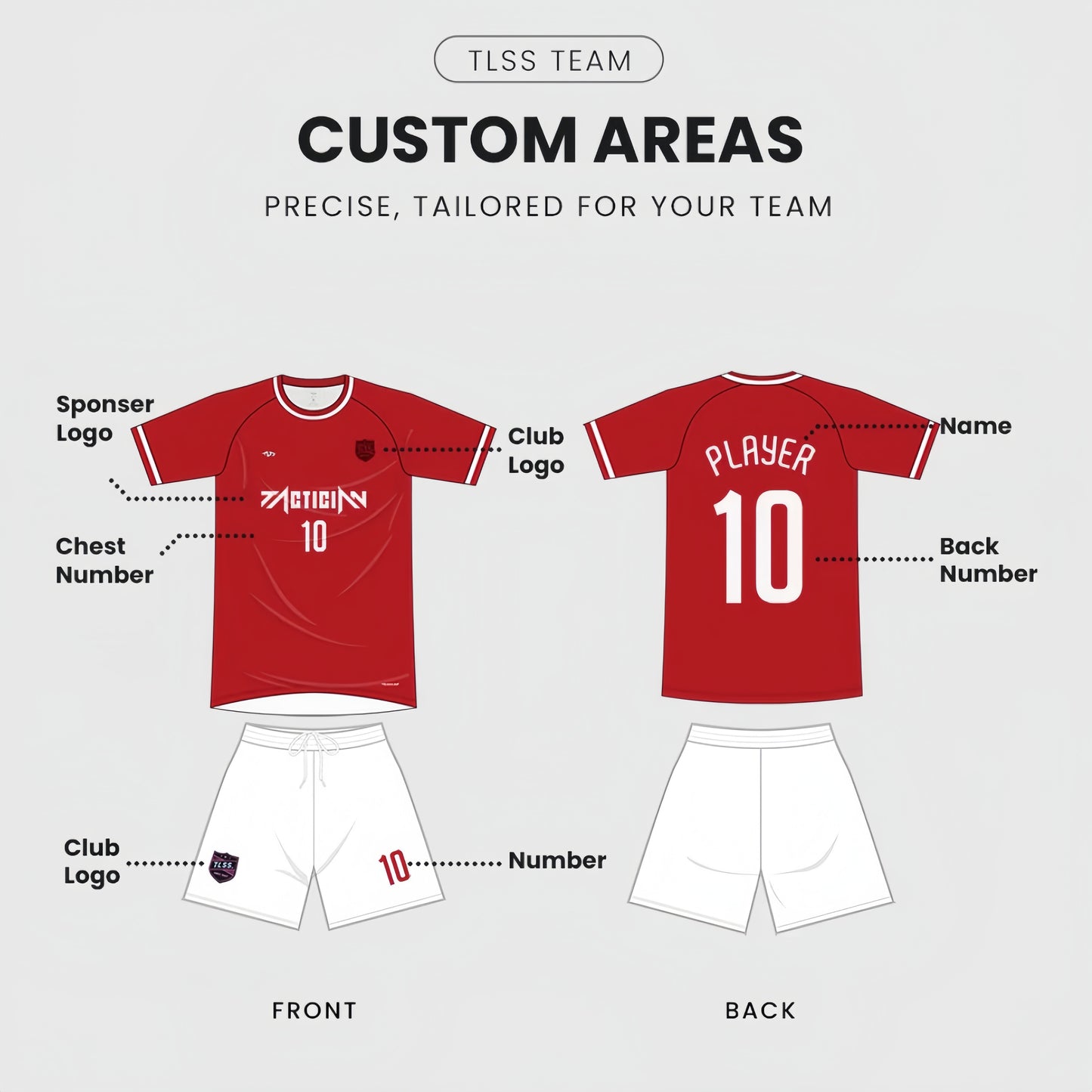 TLSS TEAM MATCH UNIFORM TOP