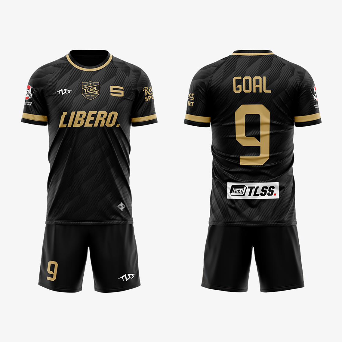 TLSS Sublimation Custom Jersey - Black