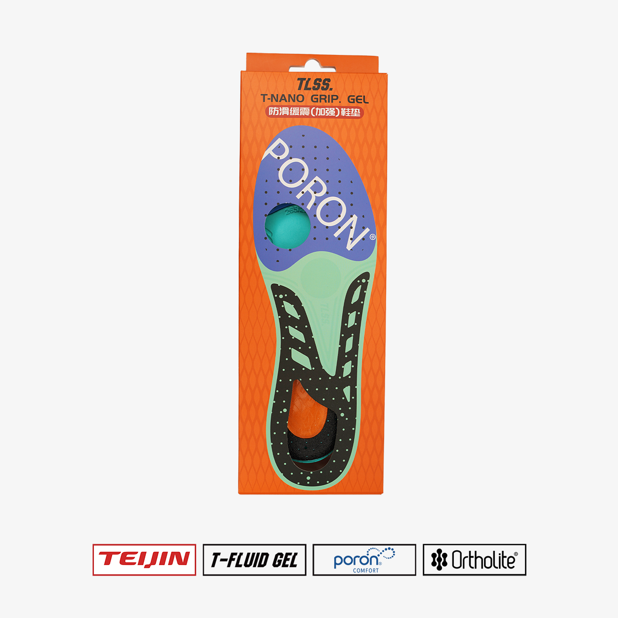 TLSS NANO GRIP Pro Cushioning N-slip Insole
