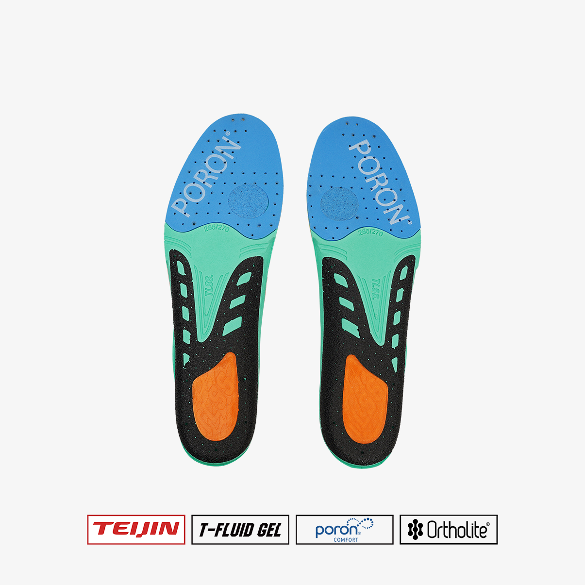 TLSS NANO GRIP Pro Cushioning N-slip Insole