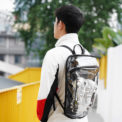 TLSS Transparent Multi-Layer Sports Backpack