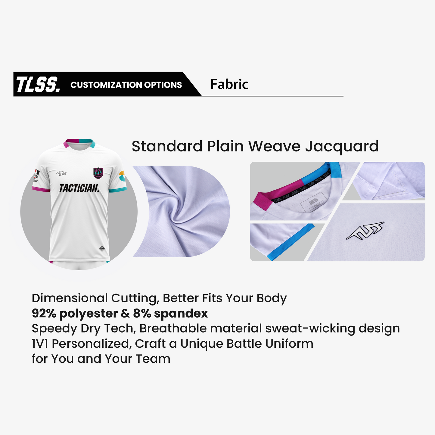 TLSS Sublimation Custom Jersey - Blue