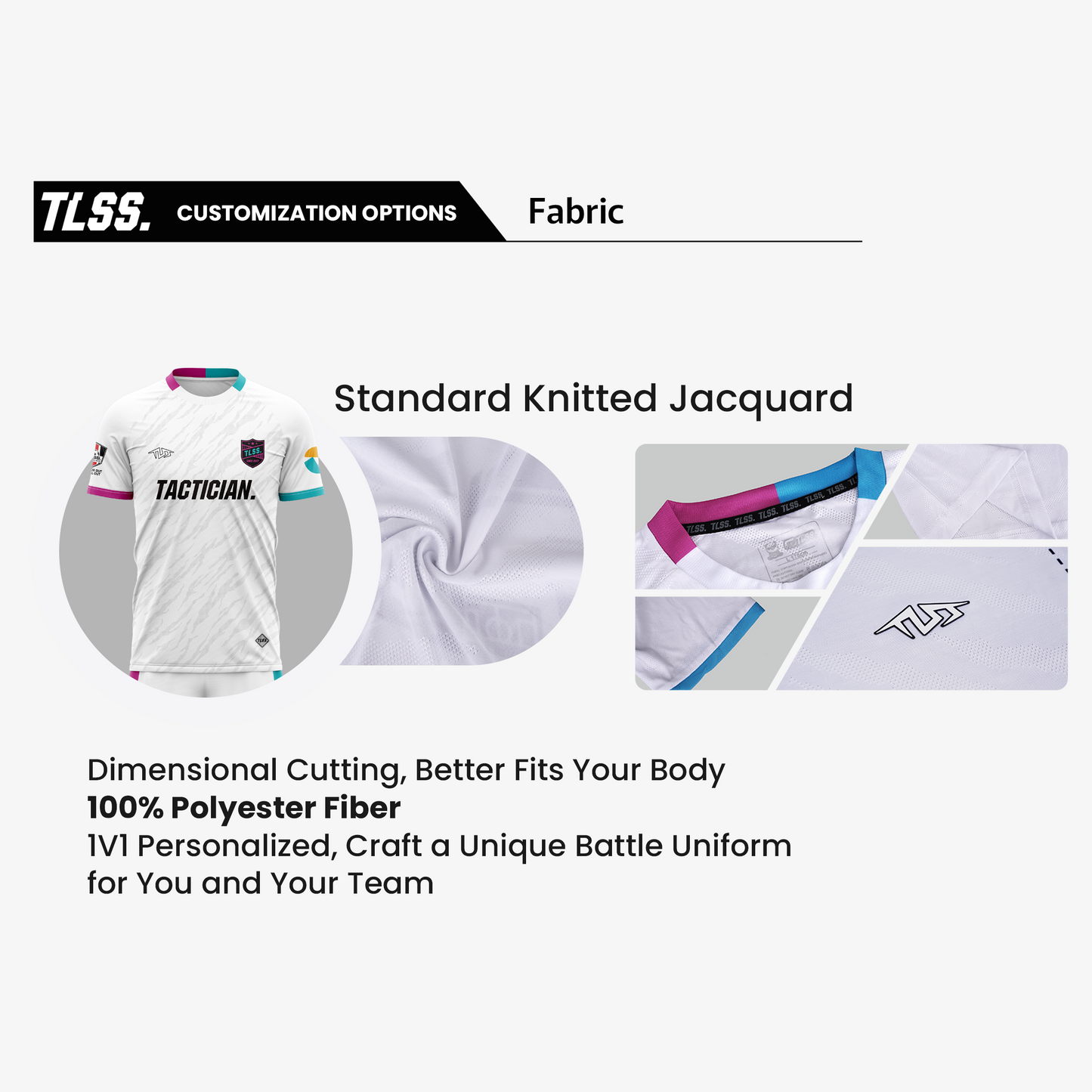 TLSS Sublimation Custom Jersey - Blue