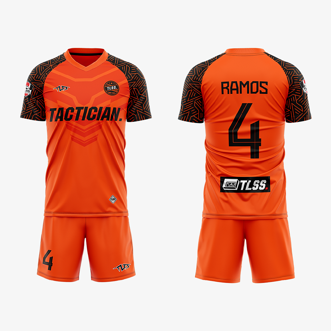TLSS Sublimation Custom Jersey - Orange